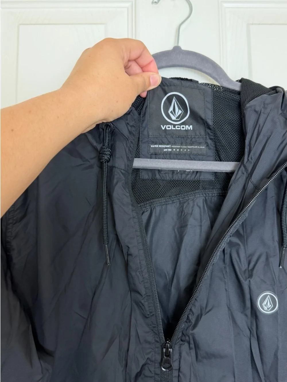 Volcom Men's Ermont Hooded Windbreaker Jacket size L